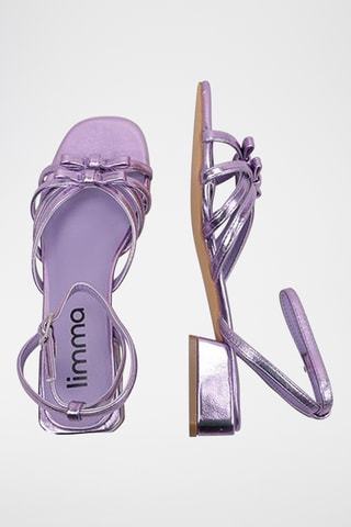 Sandales à talons vernies - Violet