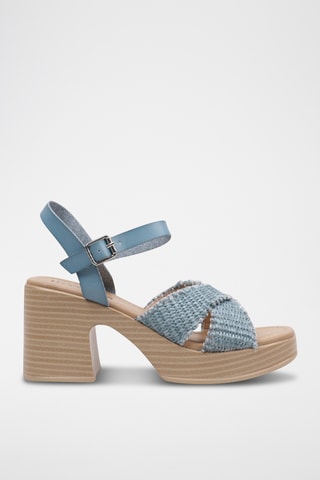 Sandales à talons - Bleu
