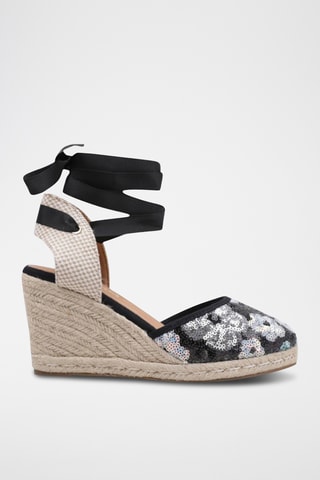 Espadrilles compensées - Noir