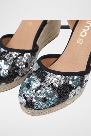 Espadrilles compensées - Noir