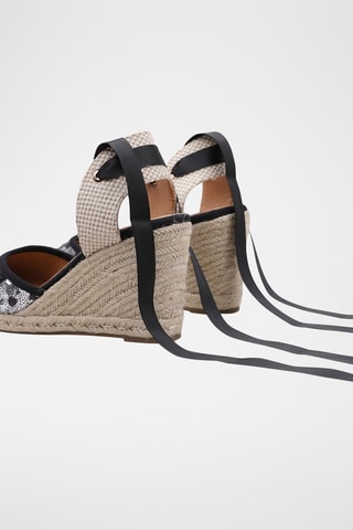Espadrilles compensées - Noir