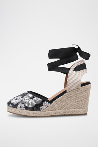 Espadrilles compensées - Noir