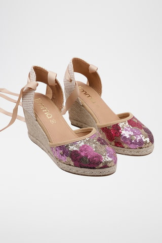 Espadrilles compensées - Violet