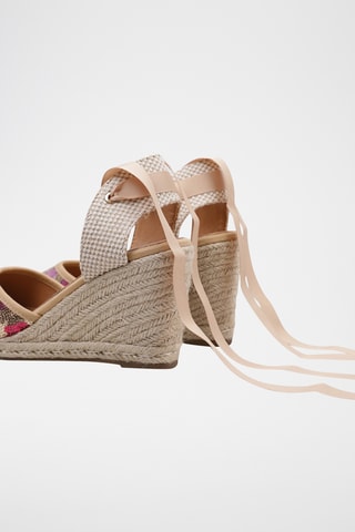 Espadrilles compensées - Violet