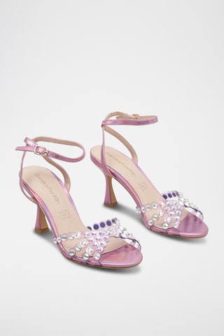 Sandales à talons - Violet