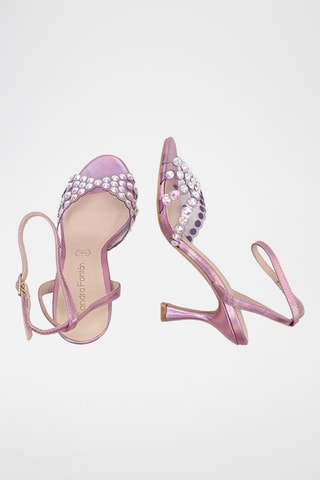 Sandales à talons - Violet