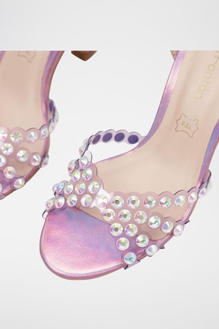 Sandales à talons - Violet