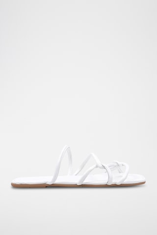 Mules en cuir - Blanc