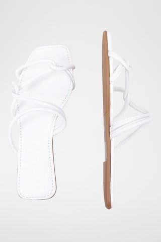 Mules en cuir - Blanc