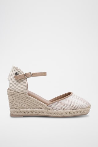 Espadrilles compensées - Taupe
