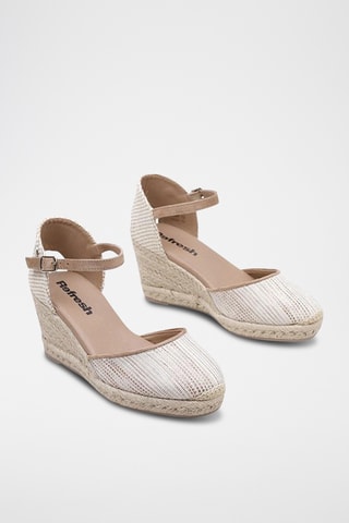 Espadrilles compensées - Taupe