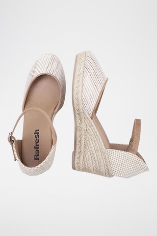 Espadrilles compensées - Taupe