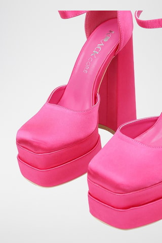 Escarpins plateformes - Fuchsia