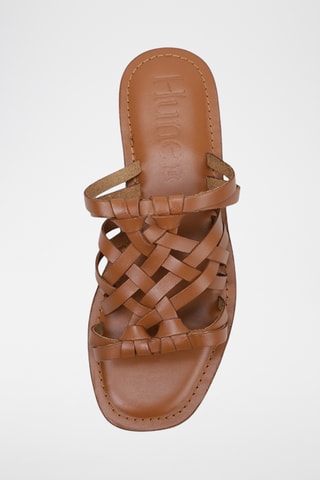 Mules en cuir - Marron