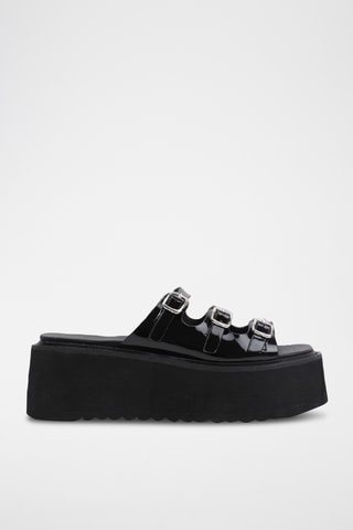 Mules plateformes - Noir