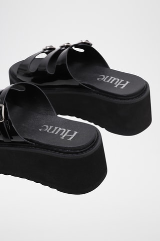 Mules plateformes - Noir