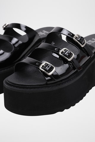 Mules plateformes - Noir