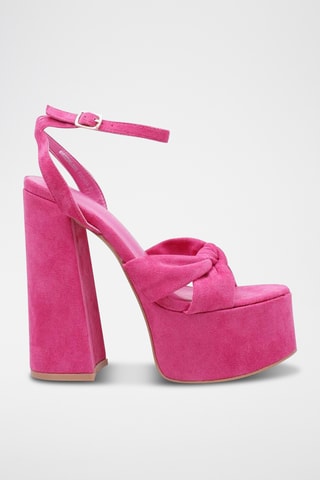 Sandales plateformes - Fuchsia