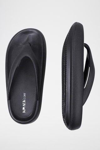 Tongs plateformes - Noir