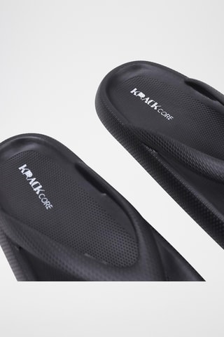 Tongs plateformes - Noir