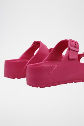 Mules plateformes - Fuchsia
