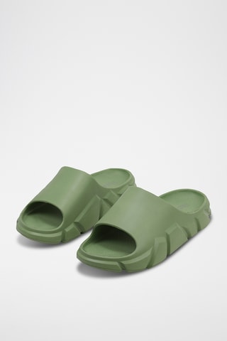 Mules plateformes - Kaki