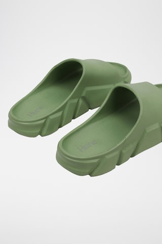Mules plateformes - Kaki
