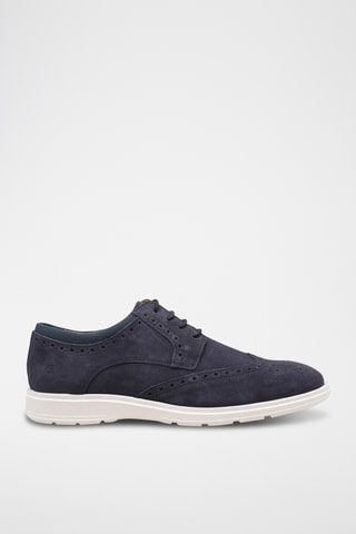 Derbys en cuir - Bleu marine
