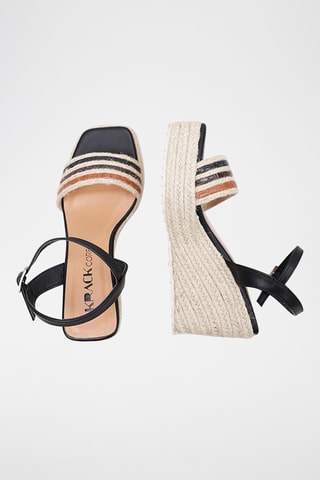 Espadrilles compensées - Noir