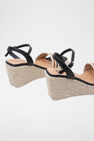 Espadrilles compensées - Noir