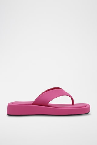 Tongs compensées - Fuchsia