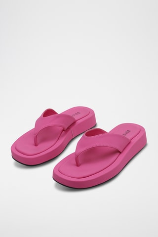 Tongs compensées - Fuchsia