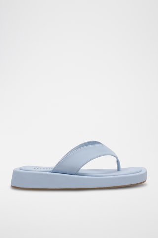 Tongs compensées - Bleu