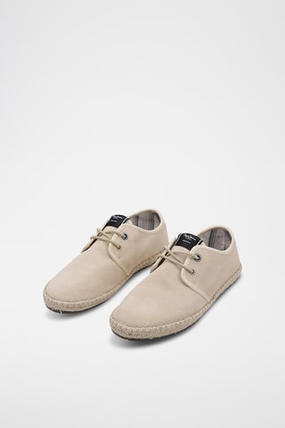 Derbys en cuir - Beige