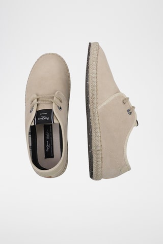 Derbys en cuir - Beige