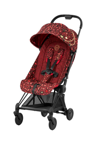 Silla de paseo Coya Rockstar - Rojo - Desde recién nacido - Hasta 22 kg