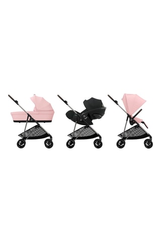 Reiswieg Melio Cot UK - Roze - Vanaf de geboorte t/m 6 maanden - T/m 9 kg