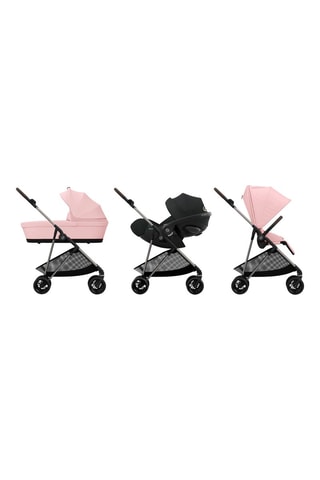 Reiswieg Melio Cot - Roze - Vanaf de geboorte t/m 6 maanden - T/m 9 kg