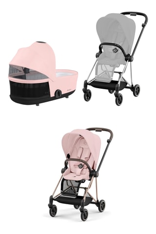 	Duo Buggy Mios Frame & Seat RBA - Roze - Vanaf de geboorte - T/m 22 kg