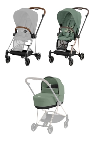 Duo Buggy Mios Frame & Seat RBA - Groen - Vanaf de geboorte - T/m 22 kg