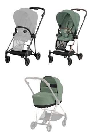 Duo Buggy Mios - Groen - Vanaf de geboorte - T/m 22 kg
