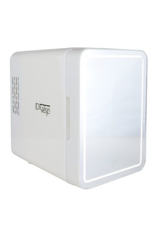 Refrigerador termoelétrico quente e frio para cosméticos com espelho LED