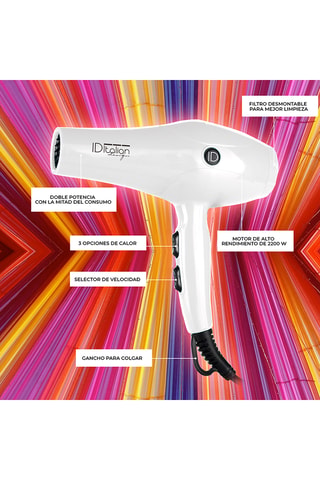 Sèche-cheveux - Calm Plus - Blanc - 2200 W