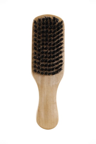 Escova para barba vintage - Castanho e preto