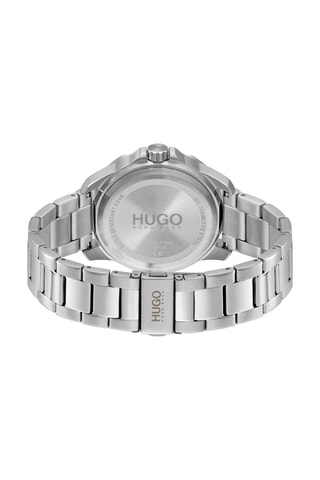 Montre à quartz en acier - Argenté et bleu marine