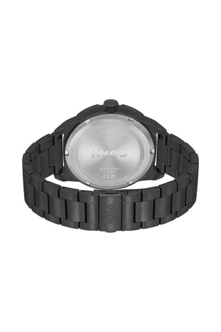 Orologio al quarzo in acciaio - Nero