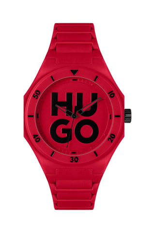 Orologio al quarzo in silicone - Rosso
