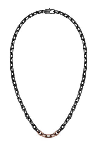 Collana - Nero e marrone