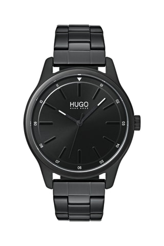 Orologio al quarzo in acciaio - Nero