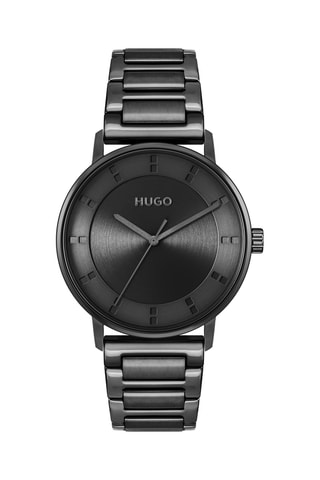 Stalen Quartz Horloge - Zwart